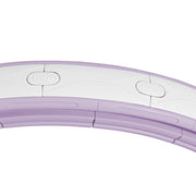 Purple Smart Weighted Hula Hoop With Digital Counter And 16 Detachable Massage Knots AOSOM