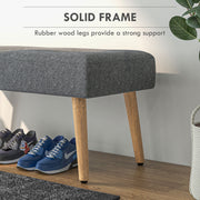 Tufted Upholstered Ottoman Bench With Storage For Bedroom Or Hallway, Grey