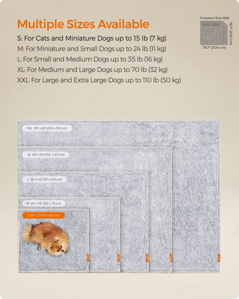 Waterproof Grey OmbrÃ© Dog Blanket Small Size Soft and Durable Pet Throw by Feandrea