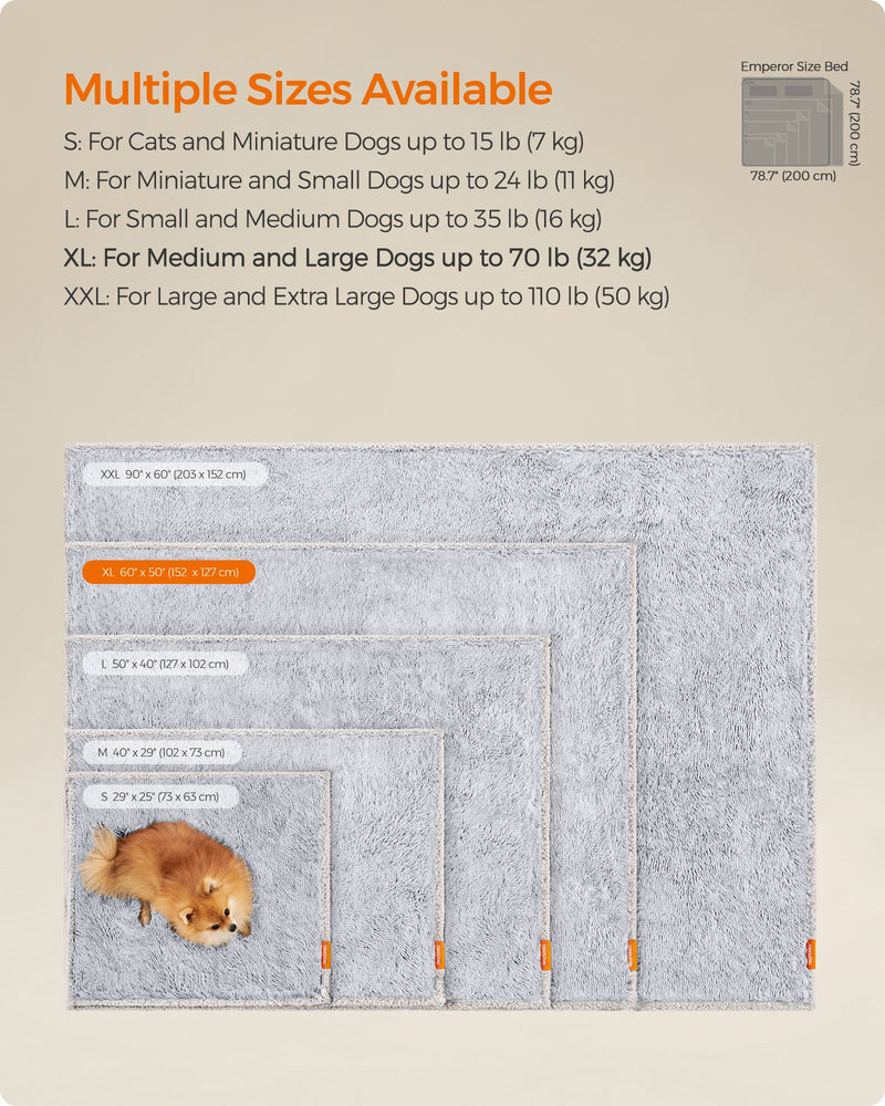 Extra Large Grey OmbrÃ© Waterproof Dog Blanket Soft Washable Pet Throw by Feandrea