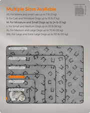 Pack of 3 Slate Grey Flannel Pet Blankets Soft and Cosy 102 x 73 cm by Feandrea