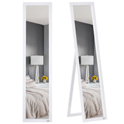 Full Length Dressing Mirror for Bedroom or Hallway with Freestanding Design, White
