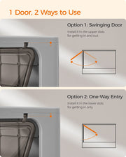 Feandrea Cat Litter Box Furniture with Storage for Indoor Use