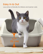 Cappuccino Beige litter box shown in a home setting