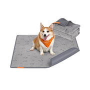 Large Reusable Dog Training Pads 2 Pack 122 x 91 cm Washable and Absorbent Grey by Feandrea