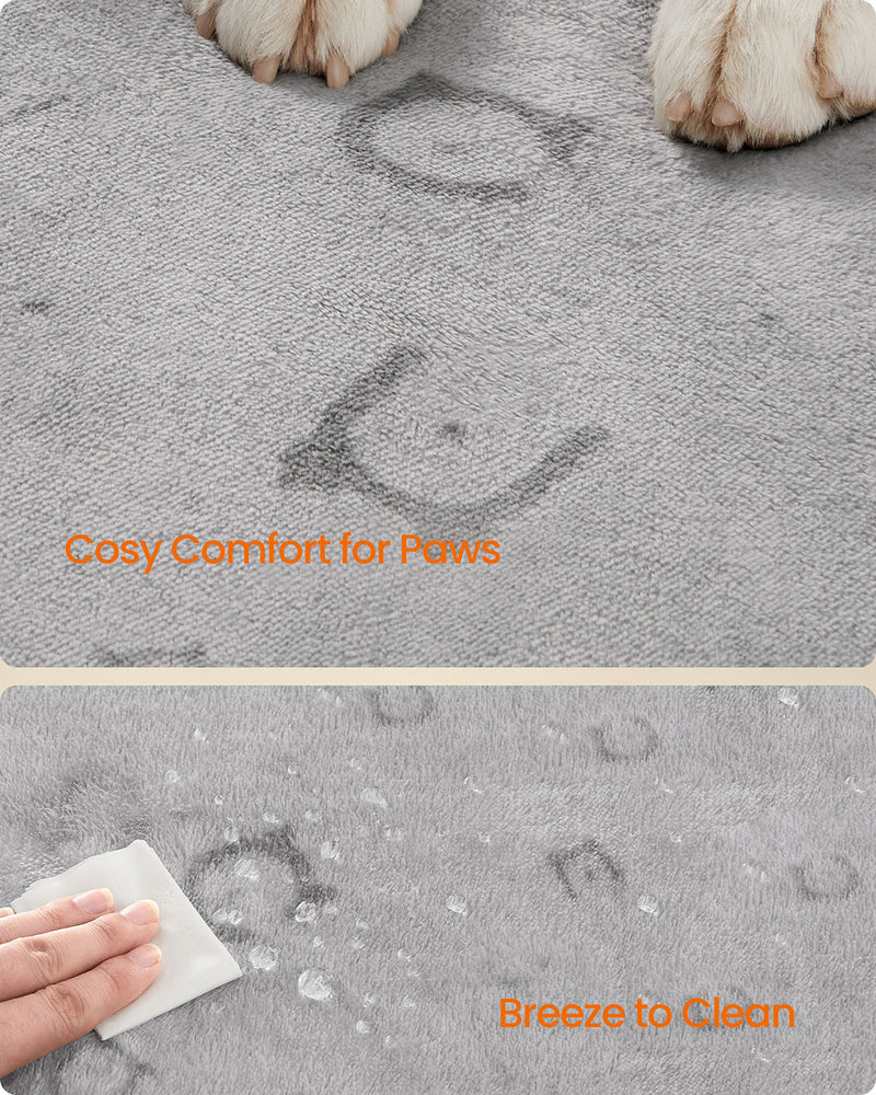 Large Reusable Dog Training Pads 2 Pack 122 x 91 cm Washable and Absorbent Grey by Feandrea