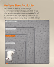 Large Reusable Dog Training Pads 2 Pack 122 x 91 cm Washable and Absorbent Grey by Feandrea