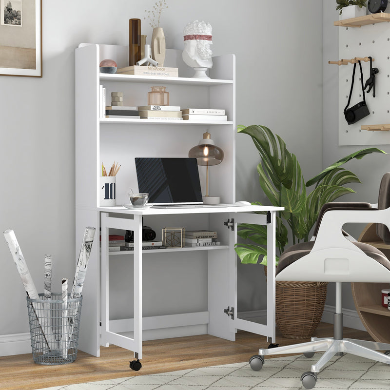 Folding Desk, White