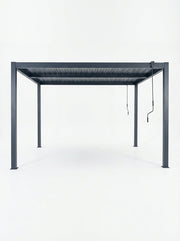 Pure 3x3m louvred roof pergola with solar LED lighting