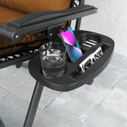 Set of Two Brown Reclining Sun Loungers with Cushions for Garden and Patio by Outsunny