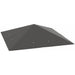 Grey 3m x 3m Gazebo Canopy Replacement Cover Water Resistant with UPF30+ by Outsunny