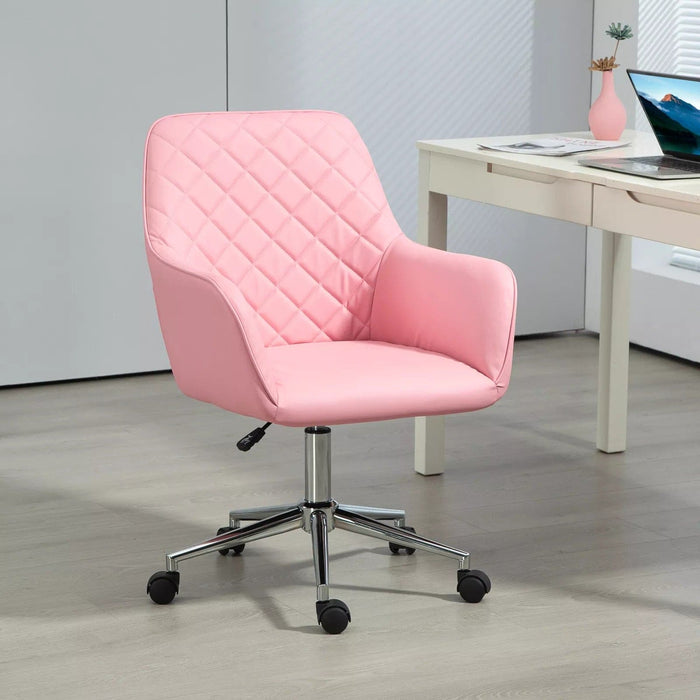 Pink Desk Chair With Wheels