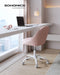 Pink Desk Chair With Wheels