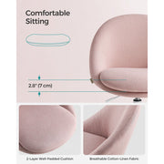 Pink Desk Chair With Wheels