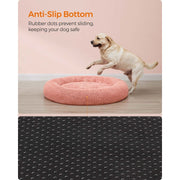 Pink Fluffy Dog Bed by Feandrea