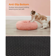 Pink Fluffy Dog Bed by Feandrea