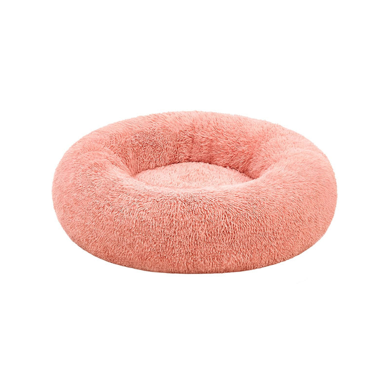 Pink Fluffy Dog Bed by Feandrea