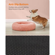 Pink Fluffy Dog Bed by Feandrea