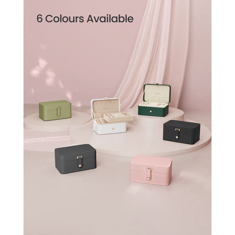 Image of a Pink Travel Jewelry Case