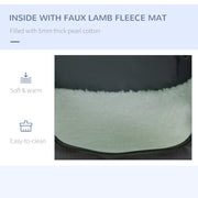 Portable Pet Carrier With Soft Cushion For Small Dogs Ideal For Travel, Grey