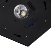 Tall Solar Garden Post Light With LED Lantern For Outdoor Pathways And Driveways