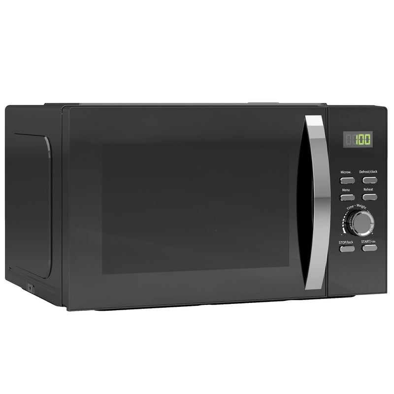23L 800W Digital Solo Microwave with 5 Power Levels and Auto Cook Menus by HOMCOM