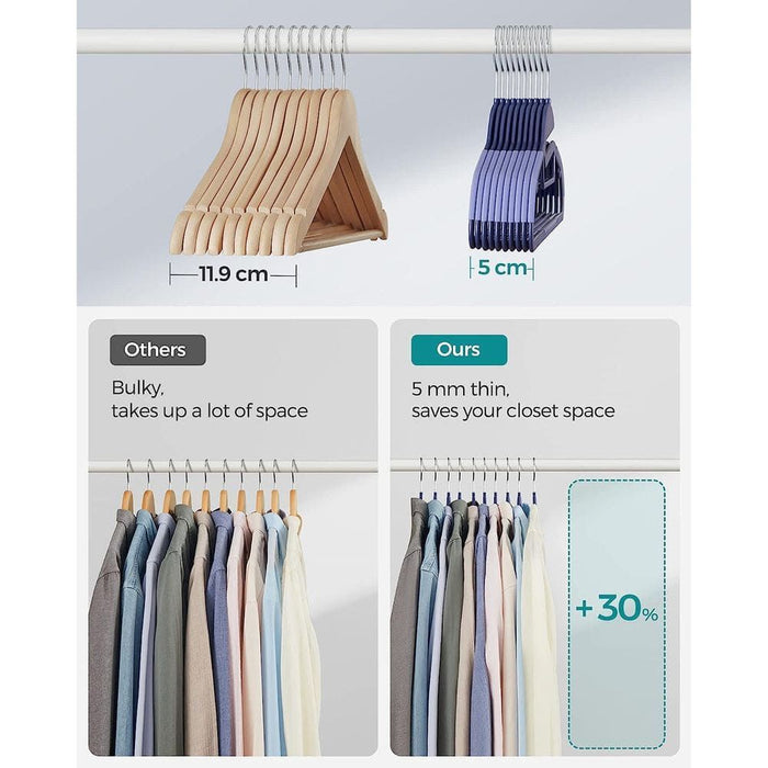Plastic Clothes Hangers (20 Set)