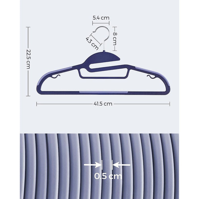 Plastic Clothes Hangers (20 Set)