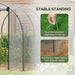 Image of a Polytunnel Greenhouse with Clear Cover