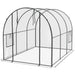 Image of a Polytunnel Greenhouse with Clear Cover