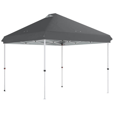 Pop Up Garden Gazebo with UPF50+ Plus Sun Protection and Easy to Setup, 3 x 3 m Outsunny