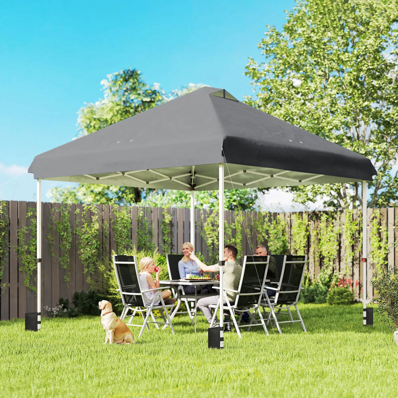Pop Up Garden Gazebo with UPF50+ Plus Sun Protection and Easy to Setup, 3 x 3 m Outsunny