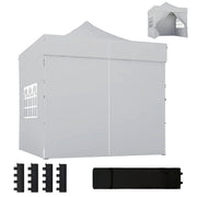 UPF50+ Pop Up Gazebo 3 x 3 m with Removable Sidewalls for Outdoor Parties and Events Outsunny