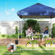 Pop Up Garden Gazebo with UPF50+ Plus Sun Protection and Easy to Setup, 3 x 3 m Outsunny