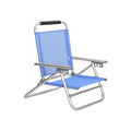 Folding beach chair with 4-position Adjustable Backrest aluminium frame by SONGMICS Songmics