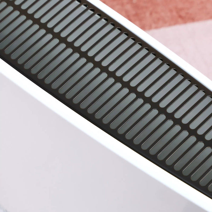 Image of a Compact Modern Portable Electric Heater With Thermostat And Timer 2180W - White