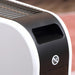Image of a Compact Modern Portable Electric Heater With Thermostat And Timer 2180W - White