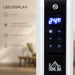 Image of a Compact Modern Portable Electric Heater With Thermostat And Timer 2180W - White