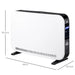 Image of a Compact Modern Portable Electric Heater With Thermostat And Timer 2180W - White