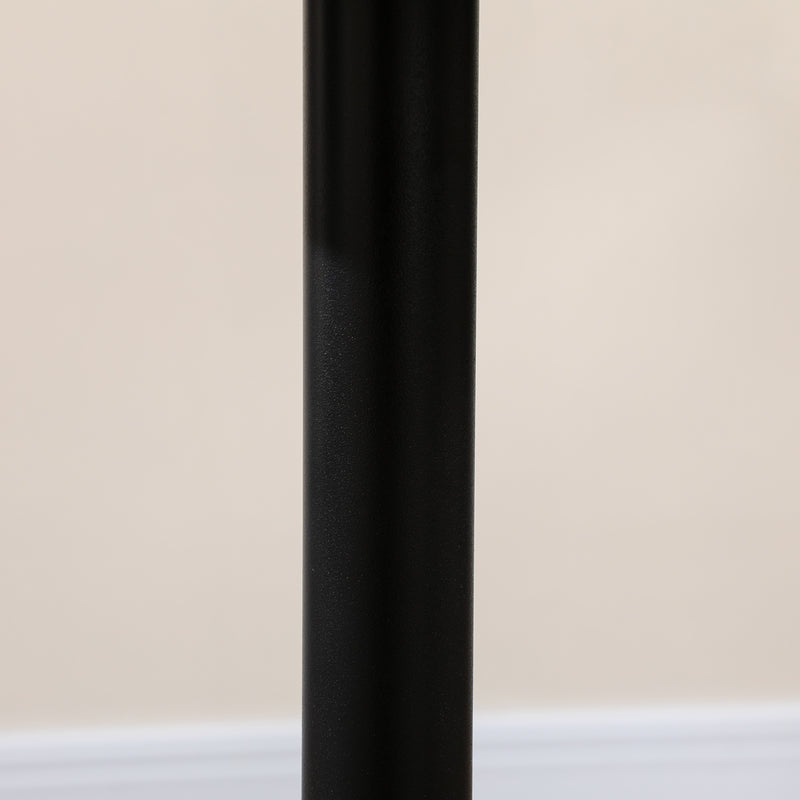 Round Two Seater Dining Table Minimalist Design Ideal for Small Spaces Black