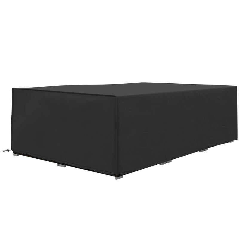 Waterproof Black Furniture Cover 155 x 222cm for Outdoor Protection by Outsunny