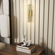 Gold LED Wall Lights 2 Pack With Adjustable Colour Temperature For Bedroom Or Hallway