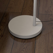 Adjustable Metal Floor Lamp with LED Bulb for Living Room or Bedroom Lighting, Grey