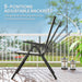 Grey Rattan Reclining Garden Chairs Set for Outdoor Relaxing Comfort by Outsunny