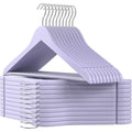 Quality Wooden Clothes Hangers, Purple, 20 Pack Songmics