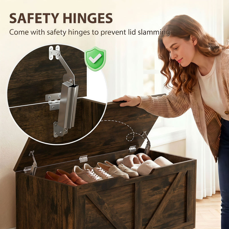 Storage bench 127L - Brown