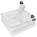 Waterproof Tarpaulin for Outdoor Furniture and Car Protection 6 x 4 m White AOSOM