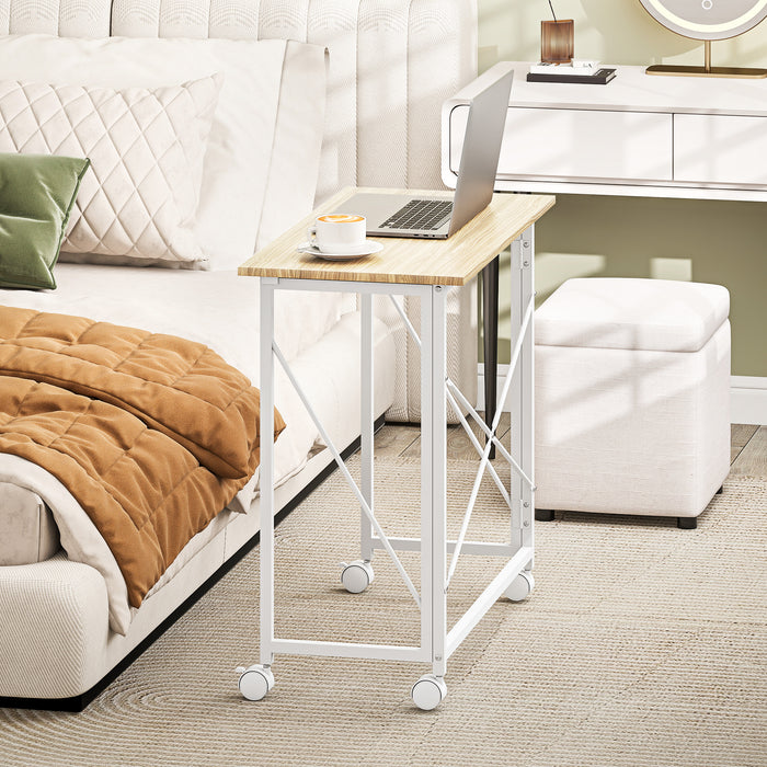 120cm Computer Desk With Power Outlets Drawers And Storage Shelves For Home Office