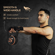 Three Piece Kettlebell Weight Set With Storage Tray For Home Fitness Training Grey AOSOM