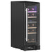 Black Dual Zone Wine Fridge 16 Bottle Capacity 5-18℃ by HOMCOM